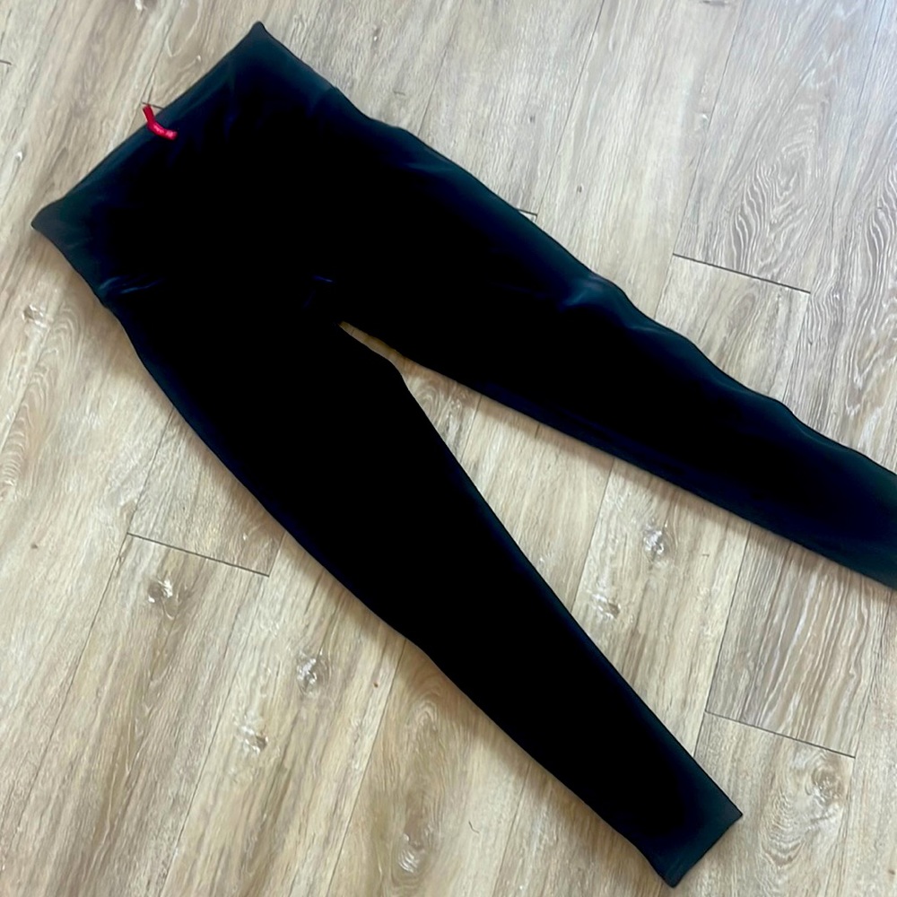 Black Velvet SPANX Leggings SZ L